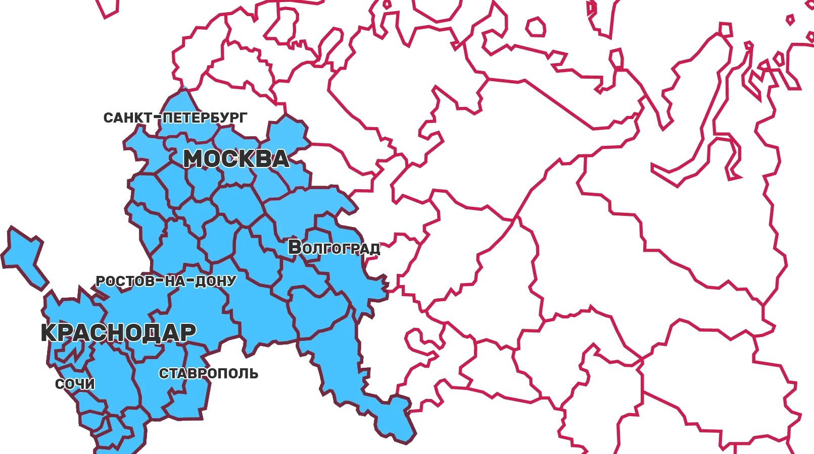 Карта в Тимашёвске